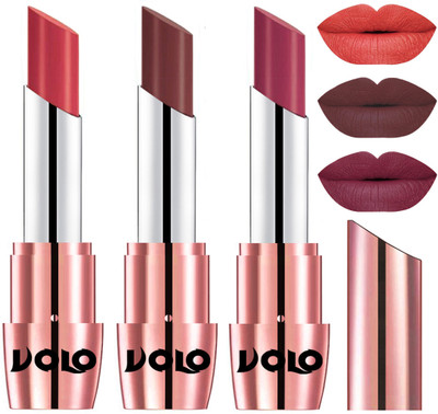 Volo Perfect Creamy with Matte Lipsticks Combo, Lip Gifts to love(Peach, Coffee, Rose Pink)
Volo Perfect Creamy with Matte Lipsticks Combo, Lip Gifts to love(Peach, Coffee, Rose Pink)