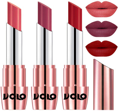 Volo Perfect Creamy with Matte Lipsticks Combo, Lip Gifts to love(Dark Peach, Rose Pink, Tomato Red)
Volo Perfect Creamy with Matte Lipsticks Combo, Lip Gifts to love(Dark Peach, Rose Pink, Tomato Red)