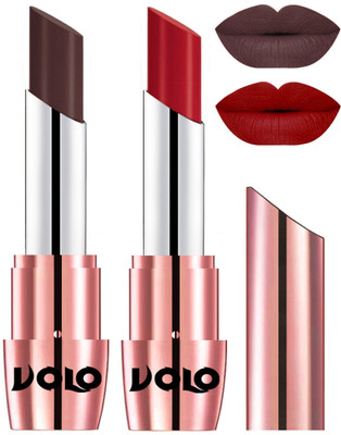 Volo Perfect Creamy with Matte Lipsticks Combo, Lip Gifts to love(Chocolate, Tomato Red)
Volo Perfect Creamy with Matte Lipsticks Combo, Lip Gifts to love(Chocolate, Tomato Red)