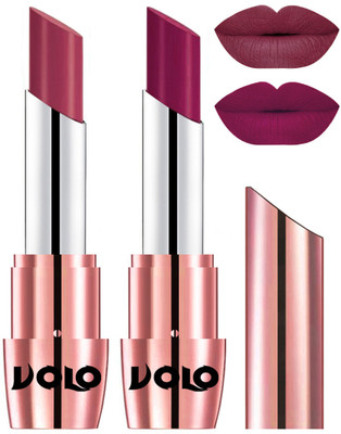 Volo Perfect Creamy with Matte Lipsticks Combo, Lip Gifts to love(Rose Pink, Magenta)
Volo Perfect Creamy with Matte Lipsticks Combo, Lip Gifts to love(Rose Pink, Magenta)