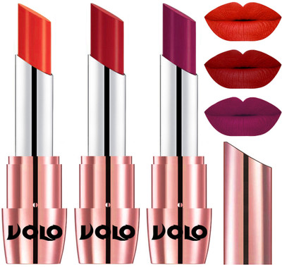Volo Perfect Creamy with Matte Lipsticks Combo, Lip Gifts to love(Coral, Tomato Red, Magenta)
Volo Perfect Creamy with Matte Lipsticks Combo, Lip Gifts to love(Coral, Tomato Red, Magenta)