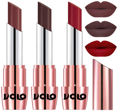 Volo Perfect Creamy with Matte Lipsticks Combo, Lip Gifts to love(Coffee, Chocolate, Red)
Volo Perfect Creamy with Matte Lipsticks Combo, Lip Gifts to love(Coffee, Chocolate, Red)
