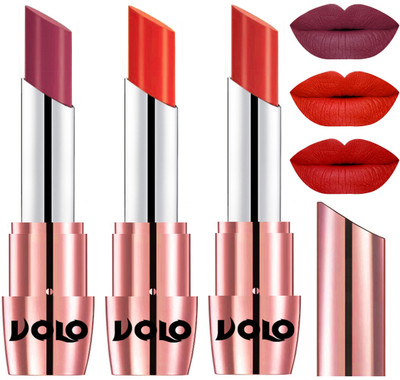 Volo Perfect Creamy with Matte Lipsticks Combo, Lip Gifts to love(Rose Pink, Coral, Orange)
Volo Perfect Creamy with Matte Lipsticks Combo, Lip Gifts to love(Rose Pink, Coral, Orange)