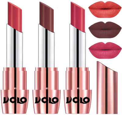 Volo Perfect Creamy with Matte Lipsticks Combo, Lip Gifts to love(Peach, Coffee, Pink)
Volo Perfect Creamy with Matte Lipsticks Combo, Lip Gifts to love(Peach, Coffee, Pink)