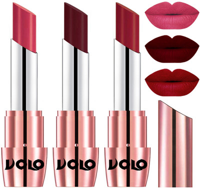 Volo Perfect Creamy with Matte Lipsticks Combo, Lip Gifts to love(Pink, Maroon, Red)
Volo Perfect Creamy with Matte Lipsticks Combo, Lip Gifts to love(Pink, Maroon, Red)
