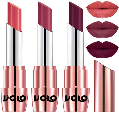 Volo Perfect Creamy with Matte Lipsticks Combo, Lip Gifts to love(Dark Peach, Rose Pink, Wine)
Volo Perfect Creamy with Matte Lipsticks Combo, Lip Gifts to love(Dark Peach, Rose Pink, Wine)