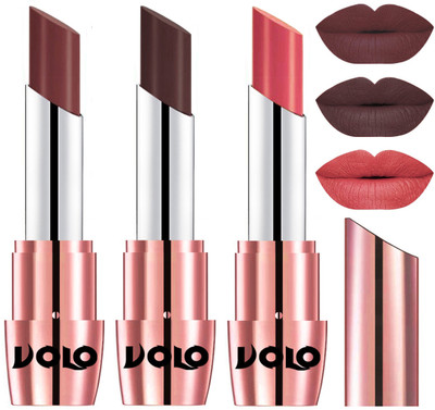 Volo Perfect Creamy with Matte Lipsticks Combo, Lip Gifts to love(Coffee, Chocolate, Dark Peach)
Volo Perfect Creamy with Matte Lipsticks Combo, Lip Gifts to love(Coffee, Chocolate, Dark Peach)