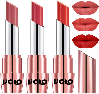 Volo Perfect Creamy with Matte Lipsticks Combo, Lip Gifts to love(Light Peach, Peach, Orange)
Volo Perfect Creamy with Matte Lipsticks Combo, Lip Gifts to love(Light Peach, Peach, Orange)