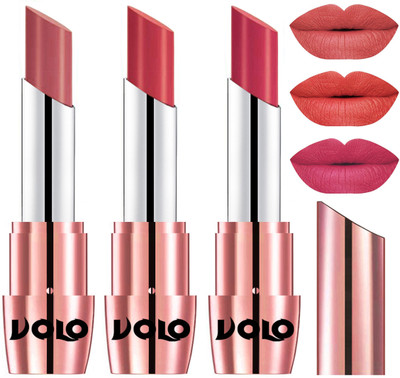Volo Perfect Creamy with Matte Lipsticks Combo, Lip Gifts to love(Light Peach, Peach, Pink)
Volo Perfect Creamy with Matte Lipsticks Combo, Lip Gifts to love(Light Peach, Peach, Pink)