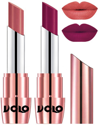 Volo Perfect Creamy with Matte Lipsticks Combo, Lip Gifts to love(Light Peach, Magenta)
Volo Perfect Creamy with Matte Lipsticks Combo, Lip Gifts to love(Light Peach, Magenta)