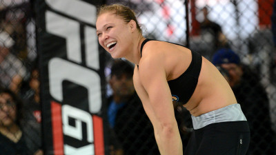 Sports Ronda Rousey HD Wall Poster Paper Print(12 inch X 18 inch, Rolled)