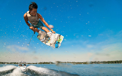 Sports Wake Boarding Wake Boarding Wall Poster Paper Print(12 inch X 18 inch, Rolled)