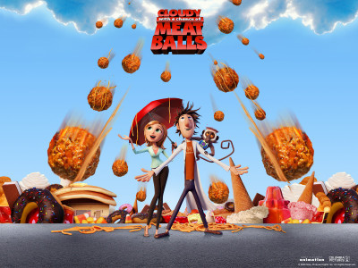 Movie Cloudy With A Chance Of Meatballs Flint Lockwood Steve The Monkey Sam Sparks HD Wallpaper Background Paper Print(12 inch X 18 inch, Rolled)
Movie Cloudy With A Chance Of Meatballs Flint Lockwood Steve The Monkey Sam Sparks HD Wallpaper Background Paper Print(12 inch X 18 inch, Rolled)
