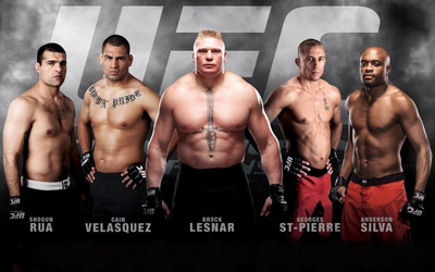 Sports MMA Ultimate Fighting Championship Mma Brock Lesnar Cain Velasquez Shogun Georges St-pierre Anderson Silva Wall Poster Paper Print(12 inch X 18 inch, Rolled)
Sports MMA Ultimate Fighting Championship Mma Brock Lesnar Cain Velasquez Shogun Georges St-pierre Anderson Silva Wall Poster Paper Print(12 inch X 18 inch, Rolled)