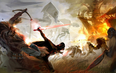 Akhuratha Poster Movie Star Wars Darth Vader Wookie Battle HD Wallpaper Background Fine Art Print(12 inch X 18 inch, Rolled)
Akhuratha Poster Movie Star Wars Darth Vader Wookie Battle HD Wallpaper Background Fine Art Print(12 inch X 18 inch, Rolled)