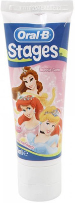 Oral-B Pro-Expert Stages Toothpaste 75ml - Bubble Gum (Disney Princess) Toothpaste(75 g) 
Oral-B Pro-Expert Stages Toothpaste 75ml - Bubble Gum (Disney Princess) Toothpaste(75 g)
