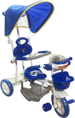 Blubud Kids Tricycle with Canopy Storage Basket and Music (Blue and White Friend Face) TRICPB1 Tricycle(Blue, White)
Blubud Kids Tricycle with Canopy Storage Basket and Music (Blue and White Friend Face) TRICPB1 Tricycle(Blue, White)