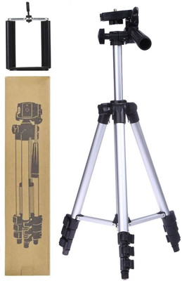 BUY SURETY New 2019 Tripod-3110 Camera Holder/Mobile Holder/DSLR Stand For Tour And Travels & Video Making For All Camera And Mobile Phones Tripod(Silver & Black, Supports Up to 1500 g)
BUY SURETY New 2019 Tripod-3110 Camera Holder/Mobile Holder/DSLR Stand For Tour And Travels & Video Making For All Camera And Mobile Phones Tripod(Silver & Black, Supports Up to 1500 g)