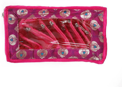 HANDICRAFT-PALACE Jewellery Bag Kit with 10 Transparent Pouches (Pink) Storage Bag Vanity Box(Pink)
HANDICRAFT-PALACE Jewellery Bag Kit with 10 Transparent Pouches (Pink) Storage Bag Vanity Box(Pink)