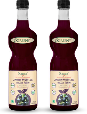 OGREENY Jamun Vinegar With mother Raw, Unfiltered & Undiluted (Made With Syzygium Cumin) Vinegar(1500 ml, Pack of 2)
OGREENY Jamun Vinegar With mother Raw, Unfiltered & Undiluted (Made With Syzygium Cumin) Vinegar(1500 ml, Pack of 2)