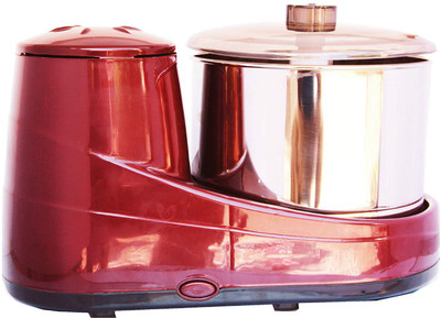 hathmic SuperGrind Tabletop Grinder 2Ltr Wet Grinder(Red)