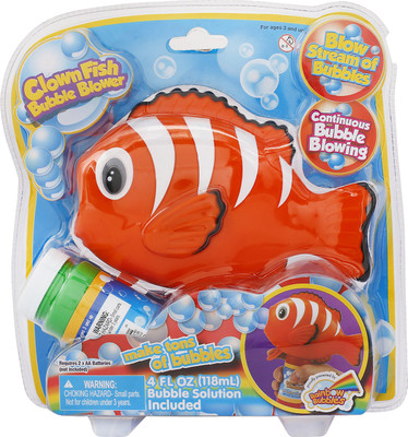 Rainbow Bubbles Clown Fish Blower(Multicolor)