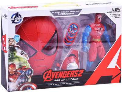 TOYGALAXY SPIDERMAN ACTION FIGURE WITH MASK AND WEAPON LED LIGHT FOR KIDS(Red)
TOYGALAXY SPIDERMAN ACTION FIGURE WITH MASK AND WEAPON LED LIGHT FOR KIDS(Red)