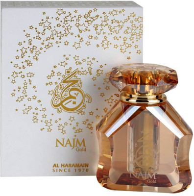 Al Haramain Najm Gold Fragrance Pure Attar (Perfume Oil) - 18 ml Floral Attar(Musk)
Al Haramain Najm Gold Fragrance Pure Attar (Perfume Oil) - 18 ml Floral Attar(Musk)