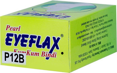 Pearl Eyeflax 2 In 1 Kumkum Black Bindi (For Single Use Only) Pack of 15 Flaps Forehead Black Bindis(Sticker)
Pearl Eyeflax 2 In 1 Kumkum Black Bindi (For Single Use Only) Pack of 15 Flaps Forehead Black Bindis(Sticker)