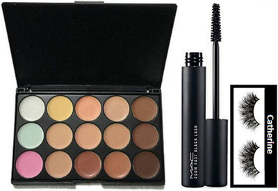 catherine eyelashes, Mac 15 shade concealer palette with Zoom lash mascara(Set of 3)
catherine eyelashes, Mac 15 shade concealer palette with Zoom lash mascara(Set of 3)