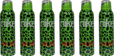Nike HUB Green for Men (Pack of 6) Body Spray - For Men(1200 ml, Pack of 6)