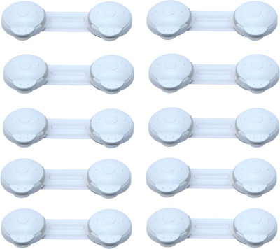 BabySafeHouse Baby Safety Cabinet Latch with strong tape (10 piece) Safety Lock for fridge, toilet, sliding gate, drawers & appliances (Piggy Shape)(White)
BabySafeHouse Baby Safety Cabinet Latch with strong tape (10 piece) Safety Lock for fridge, toilet, sliding gate, drawers & appliances (Piggy Shape)(White)