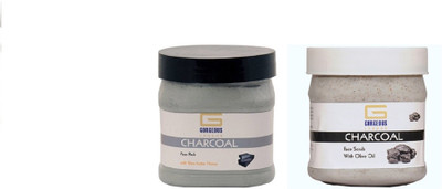 GORGEOUS LONDON CHARCOAL SCRUB/ CHARCOAL PACK(Set of 2)