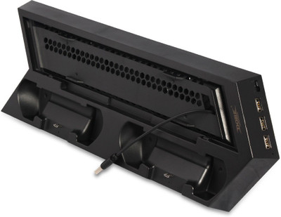 Dobe Vertical Stand with Cooling Fan Dual Charger Charging Dock USB Hub for PS4 Fat, Slim and Pro All Model Gaming Accessory Kit(Black, For PS4)
Dobe Vertical Stand with Cooling Fan Dual Charger Charging Dock USB Hub for PS4 Fat, Slim and Pro All Model Gaming Accessory Kit(Black, For PS4)
