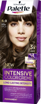 Schwarzkopf Palette Intensive Colour Cream 5-0 Light Brown 110 ml Hair Color(Light Brown)
Schwarzkopf Palette Intensive Colour Cream 5-0 Light Brown 110 ml Hair Color(Light Brown)