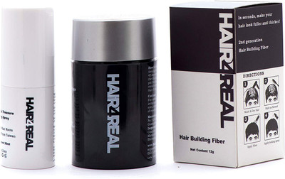 Hair4real Hair Building Dark Brown Hair Thickening Fibers ( 24g) With Locking Spray 30ml (Pack of 3)(54 g)
Hair4real Hair Building Dark Brown Hair Thickening Fibers ( 24g) With Locking Spray 30ml (Pack of 3)(54 g)