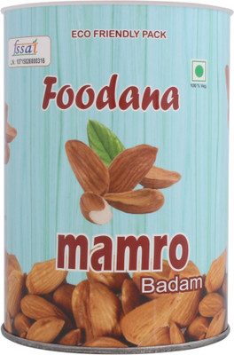 BANKATJI Foodana Regular Mamra Mamro Badam (Almond), 250 grams Almonds(250 g, Tin)
BANKATJI Foodana Regular Mamra Mamro Badam (Almond), 250 grams Almonds(250 g, Tin)
