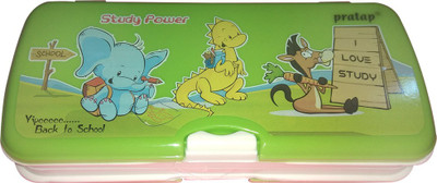 Pratap HY POWER Elephant dinosaur Horse Art Plastic Pencil Box(Set of 1, Light Green, White)
Pratap HY POWER Elephant dinosaur Horse Art Plastic Pencil Box(Set of 1, Light Green, White)