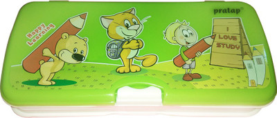 Pratap HY POWER Cartoon Animals Art Plastic Pencil Box(Set of 1, Light Green, White)
Pratap HY POWER Cartoon Animals Art Plastic Pencil Box(Set of 1, Light Green, White)