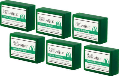 khadi organique HANDMADE NEEM-TULSI WITH ESSENTIAL OIL -750 GM PACK OF 6 (750 g, Pack of 6)(750 g, Pack of 6)
khadi organique HANDMADE NEEM-TULSI WITH ESSENTIAL OIL -750 GM PACK OF 6 (750 g, Pack of 6)(750 g, Pack of 6)