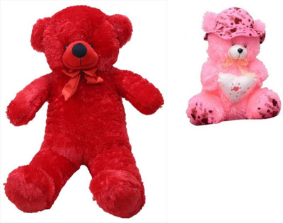 Samayra Toys Combo Offer Pack of Two Extra Large Red Teddy Bear 5 Feet & Pink Balloon Teddy Bear with I Love you heart 40 cm - 152 cm(Red, Pink), Pink;red
Samayra Toys Combo Offer Pack of Two Extra Large Red Teddy Bear 5 Feet & Pink Balloon Teddy Bear with I Love you heart 40 cm - 152 cm(Red, Pink), Pink;red