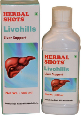 Herbal Hills Livohills Herbal Shots 500ml (Pack of 2)(500 ml)