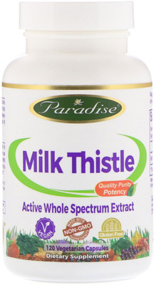 Paradise Herbs Milk Thistle 120 Veggie Caps(120 No)