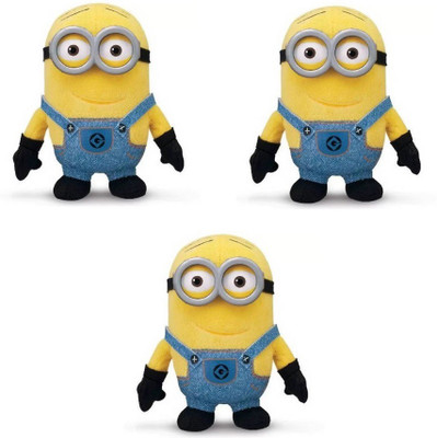 Kanchan Toys Minion Soft Toys Pack Of 3 - 35 cm(Yellow)