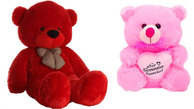 THE HIGH THINKING TOYS Combo Offer Pack of Two Red Teddy Bear 3 Feet & Pink Cute Teddy Bear with Someone special heart 40 Cm - 90 cm(Red, Pink), Pink;red
THE HIGH THINKING TOYS Combo Offer Pack of Two Red Teddy Bear 3 Feet & Pink Cute Teddy Bear with Someone special heart 40 Cm - 90 cm(Red, Pink), Pink;red