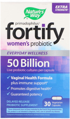 Nature's Way Primadophilus Fortify Women Probiotic Extra Strength 30 Veggie Capsules(30 No)
Nature's Way Primadophilus Fortify Women Probiotic Extra Strength 30 Veggie Capsules(30 No)