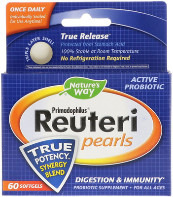 Nature's Way Primadophilus Reuteri Pearls 60 Capsules(60 No)