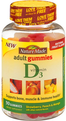 Nature Made Adult Gummies Vitamin D3 90 Gummies(90 No)