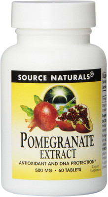 Source Naturals Pomegranate Extract 500 mg 60 Tablets(60 No)