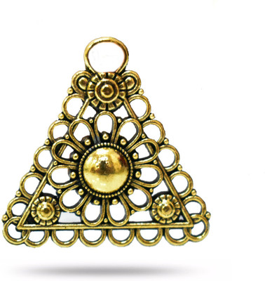 Embroiderymaterial Triangle Shape Flower Design Metal Charms/Findings for Jewellery Making (Pack of 4 Pieces)
Embroiderymaterial Triangle Shape Flower Design Metal Charms/Findings for Jewellery Making (Pack of 4 Pieces)